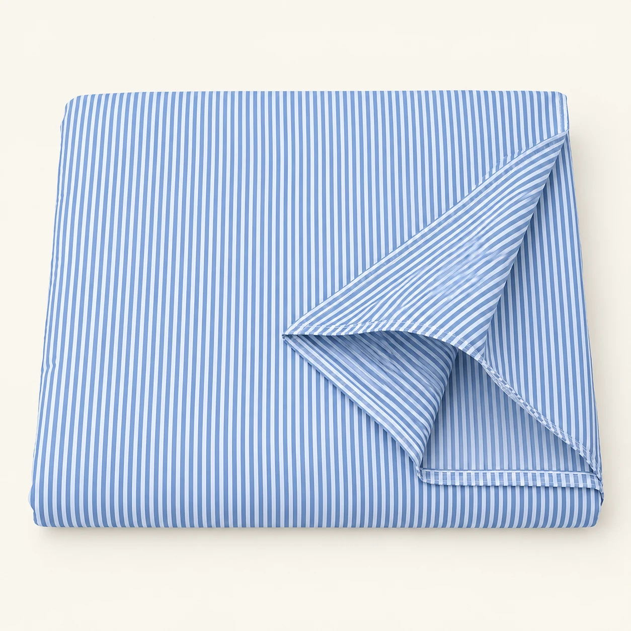 Blue stripe duvet cover